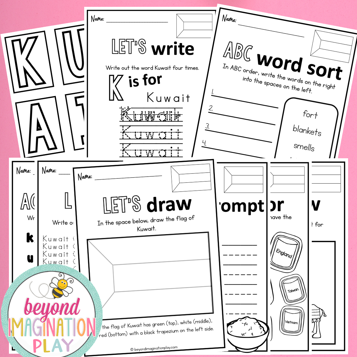 Kuwait Country Study Activity Pack