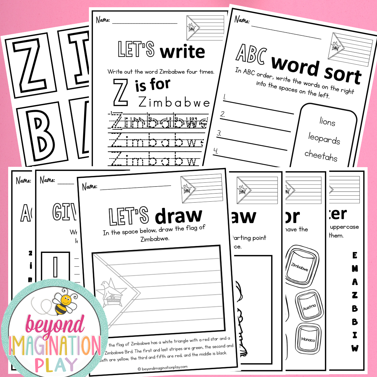 Zimbabwe Country Study Activity Pack
