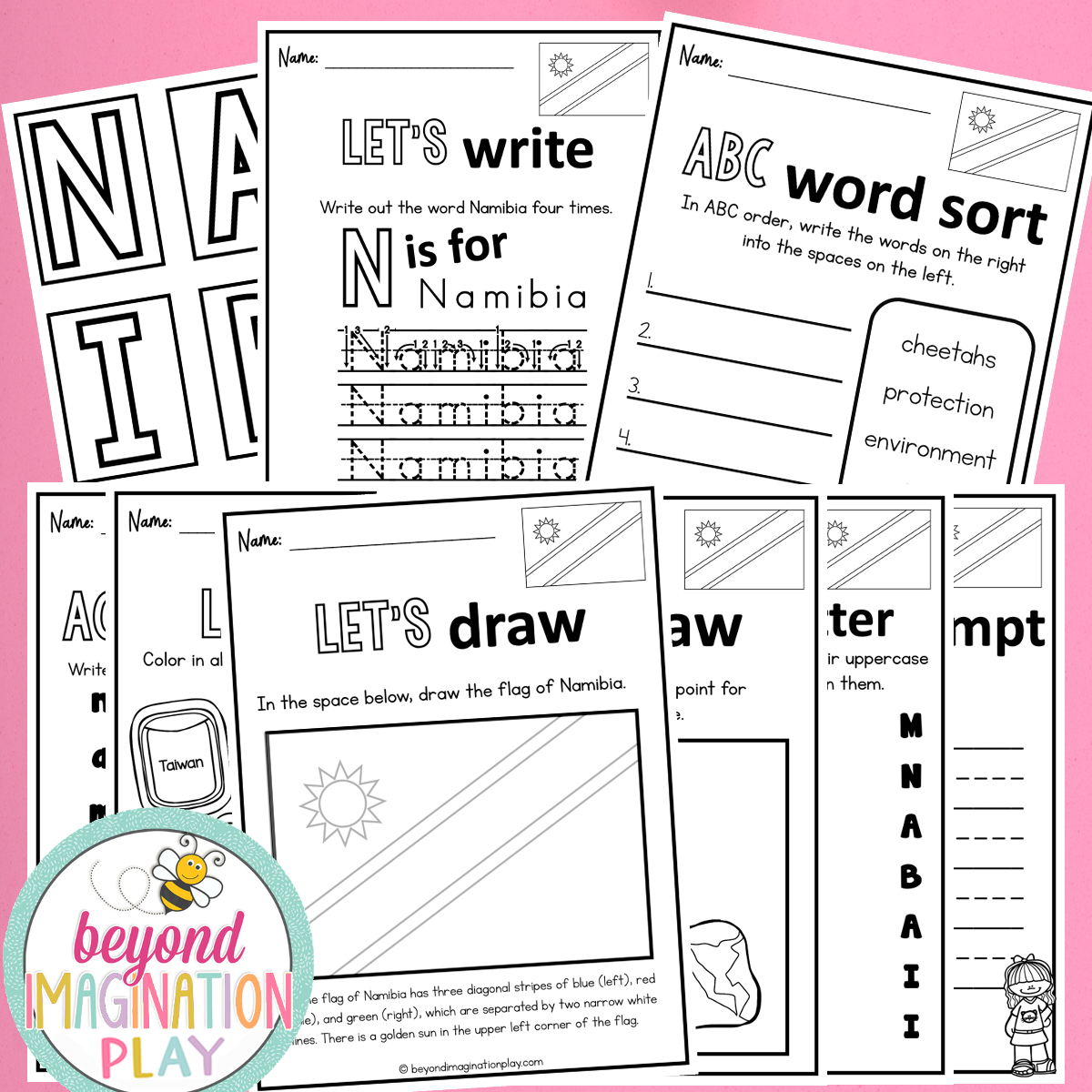 Namibia Country Study Activity Pack