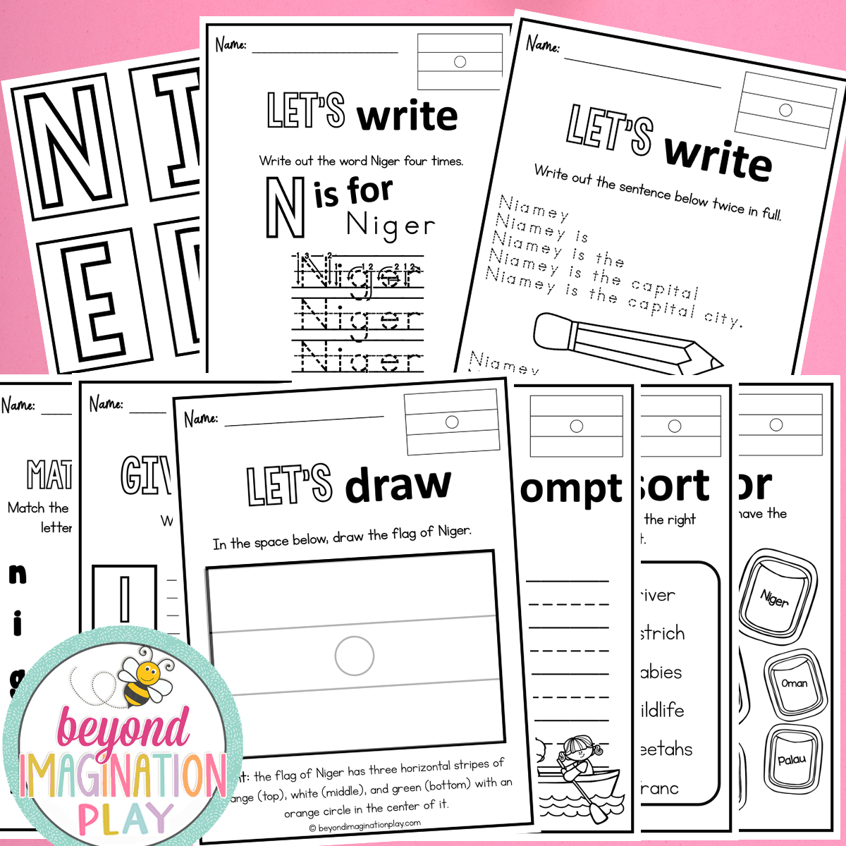 Niger Country Study Activity Pack