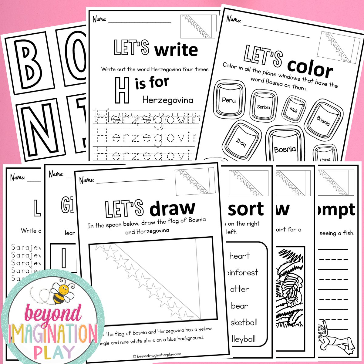 Bosnia and Herzegovina Country Study Activity Pack