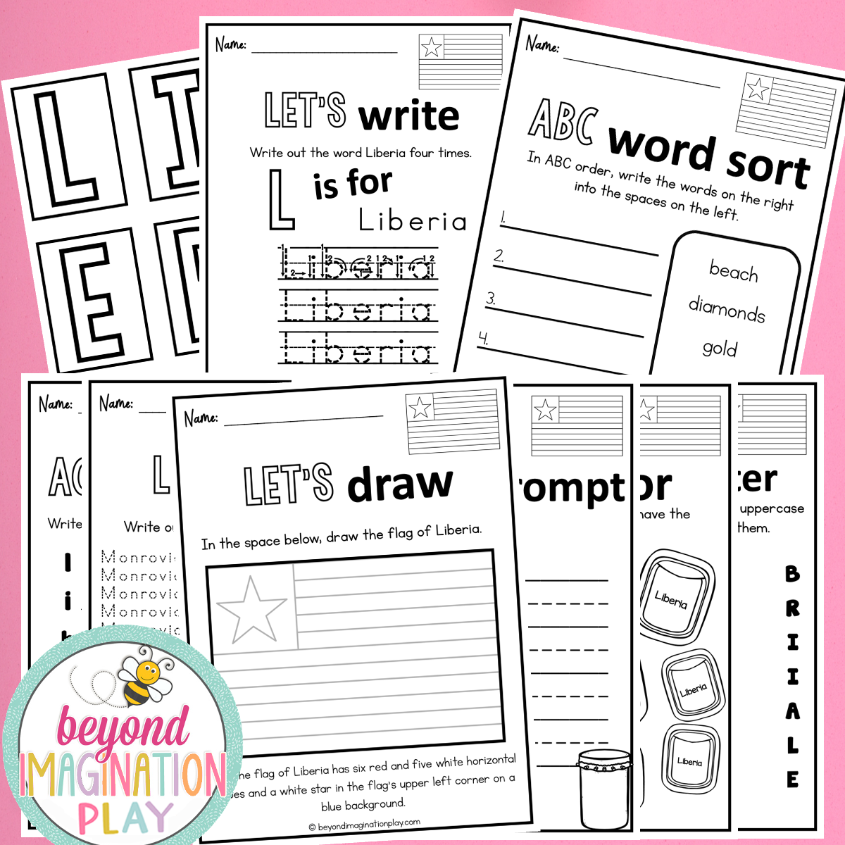 Liberia Country Study Activity Pack