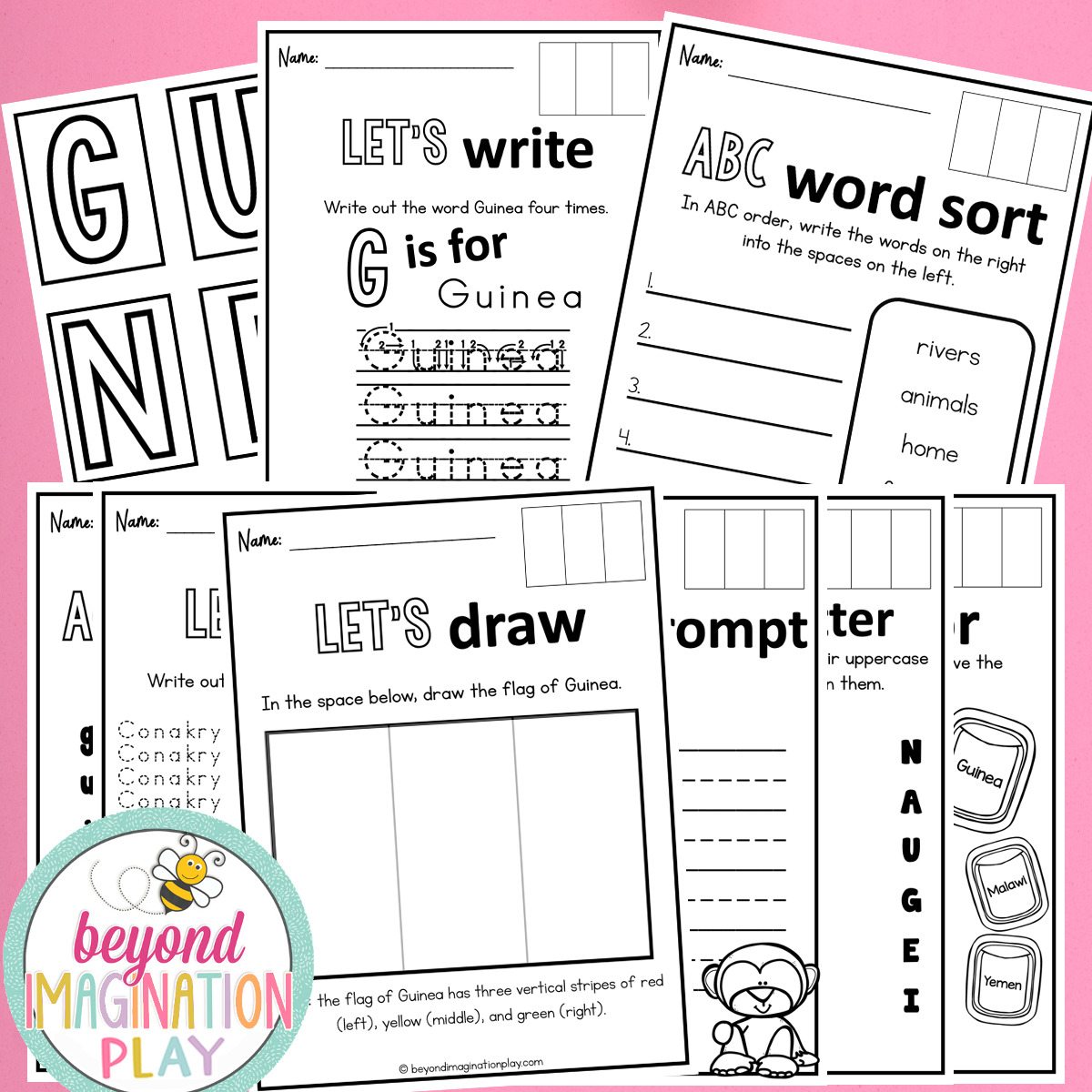 Guinea Country Study Activity Pack