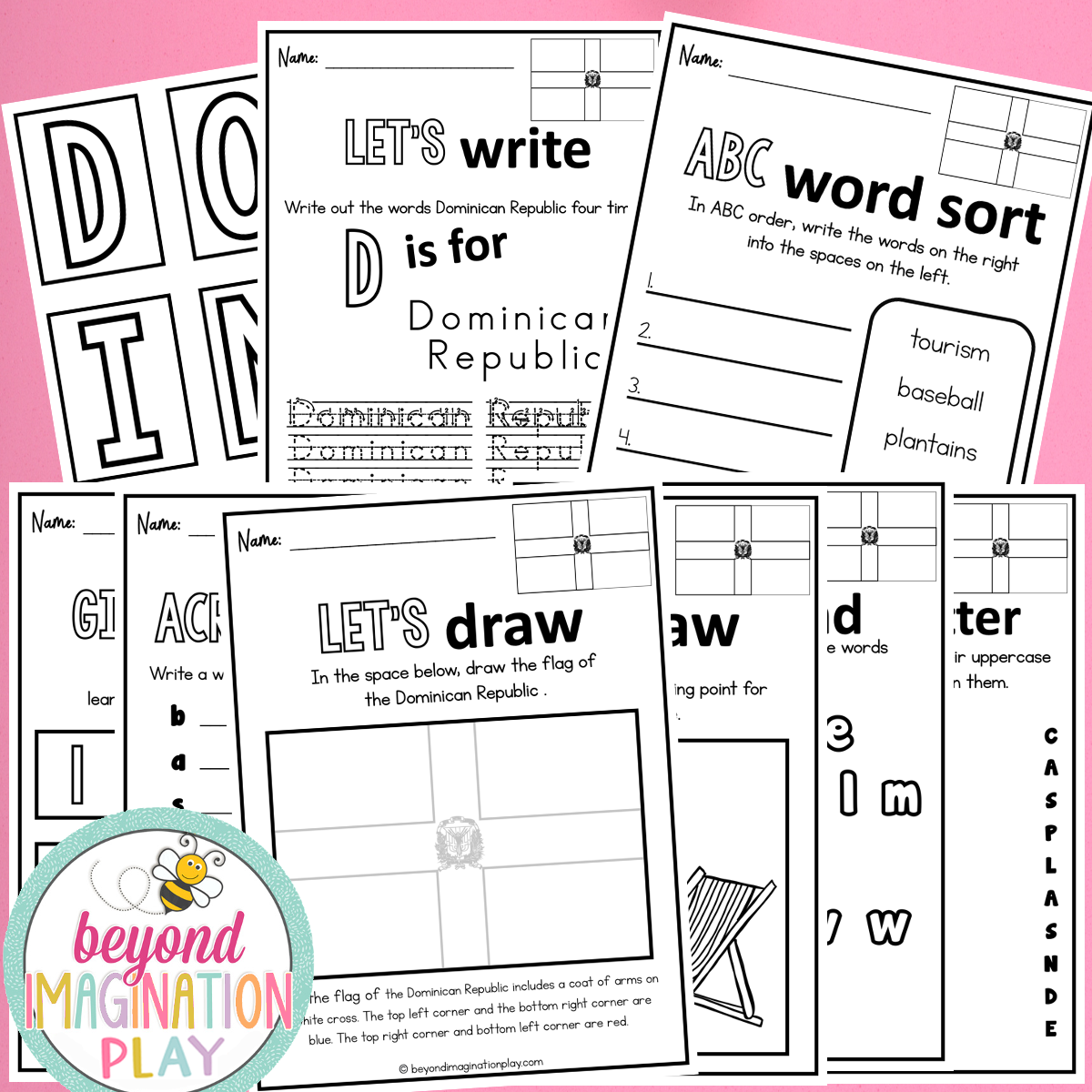 Dominican Republic Country Study Activity Pack