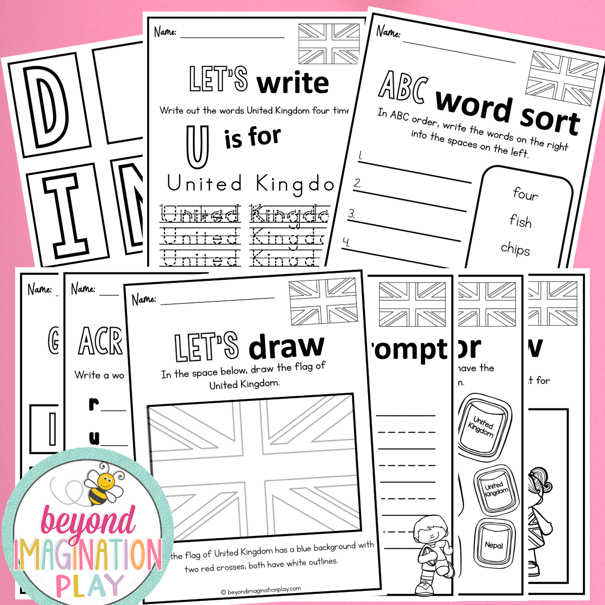 The United Kingdom Country Study Activity Pack