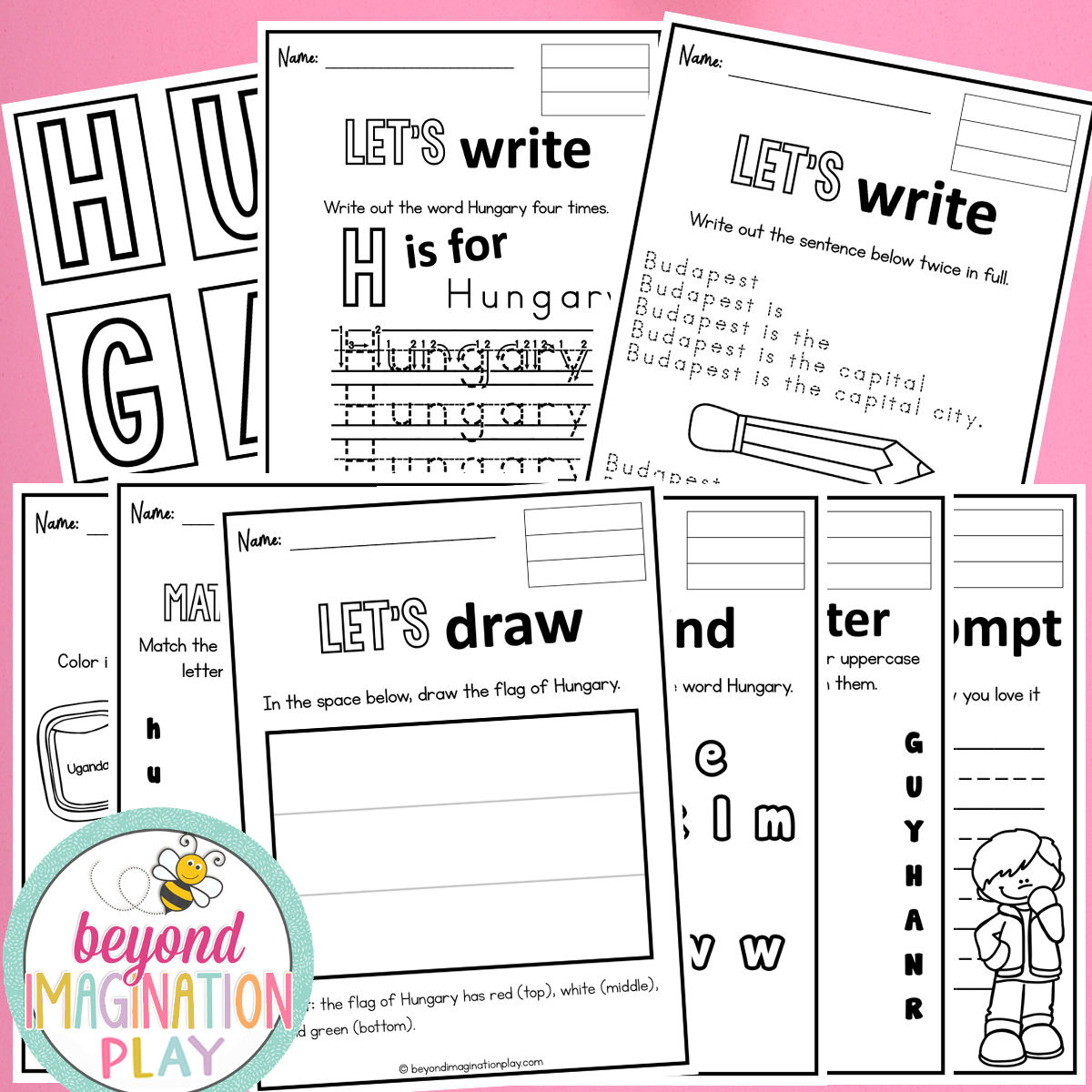 Hungary Country Study Activity Pack