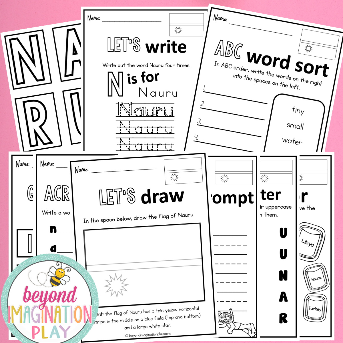 Nauru Country Study Activity Pack