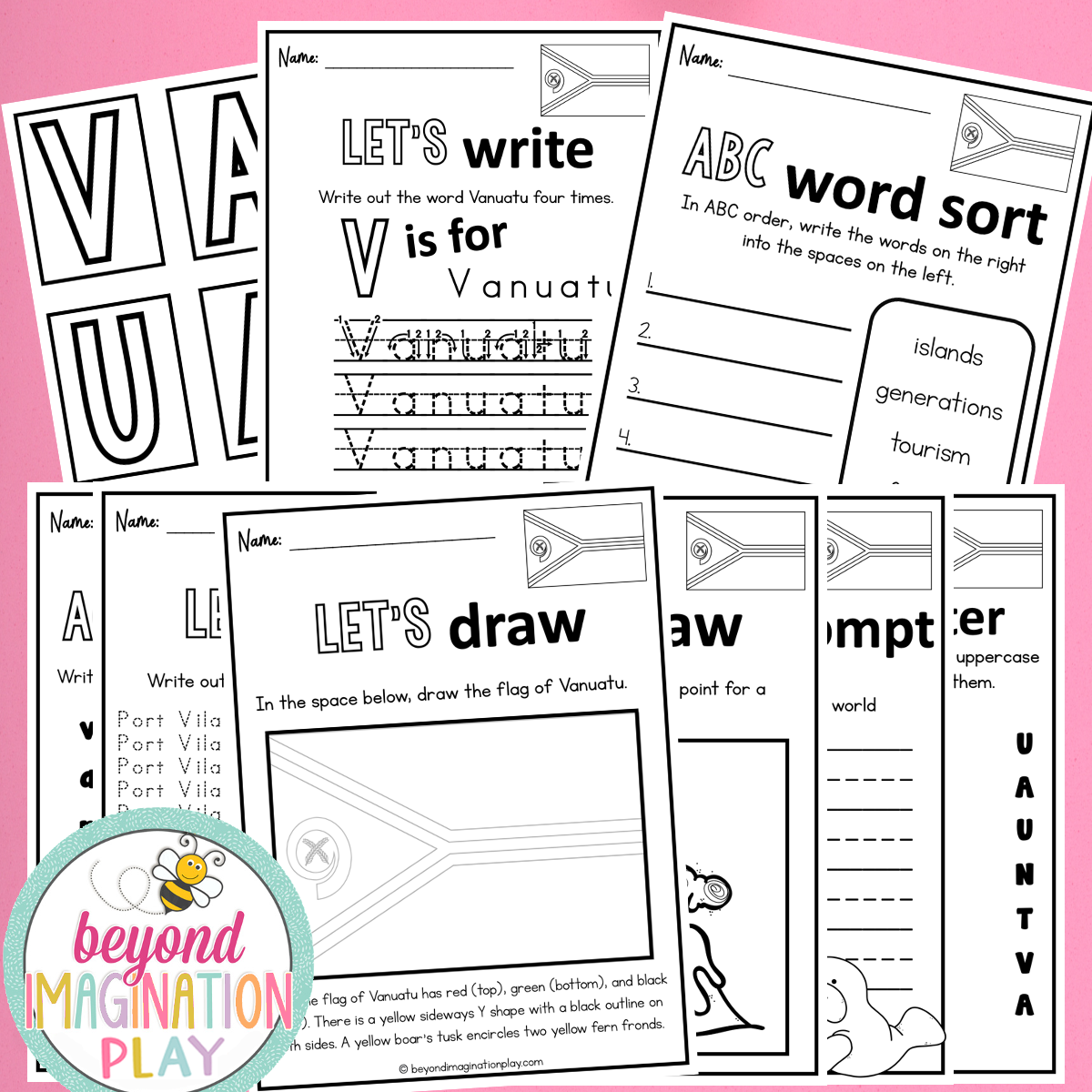 Vanuatu Country Study Activity Pack