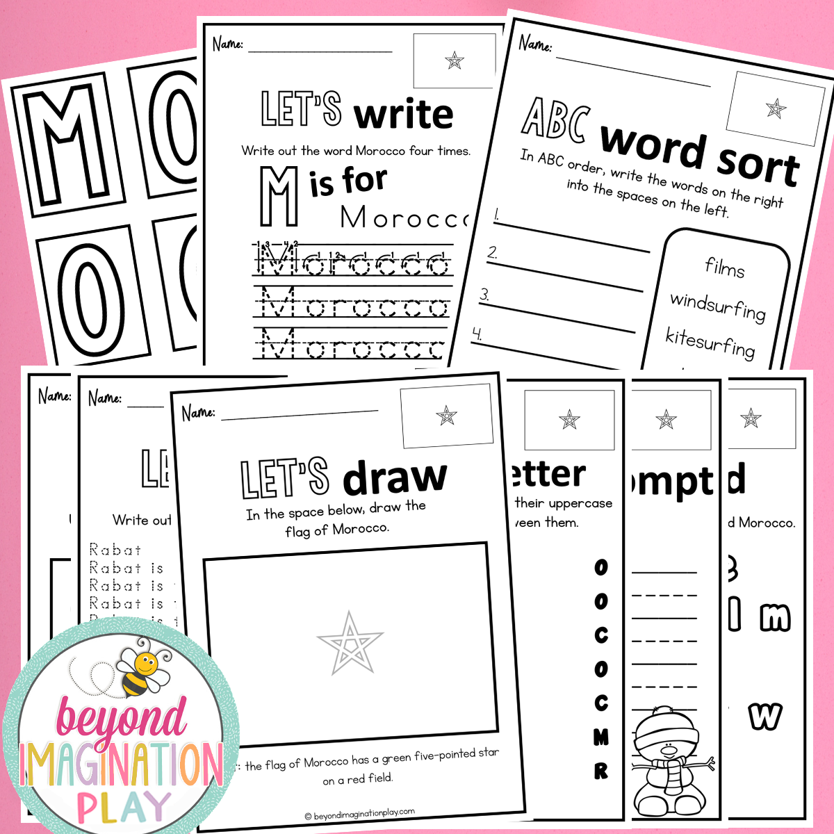 Morocco Country Study Activity Pack