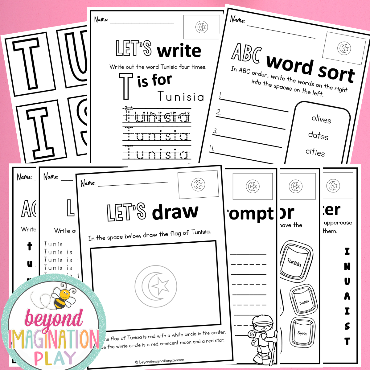 Tunisia Country Study Activity Pack