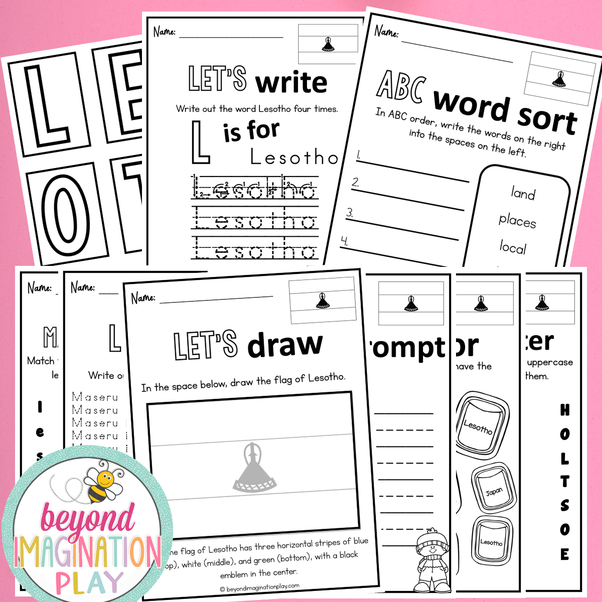 Lesotho Country Study Activity Pack