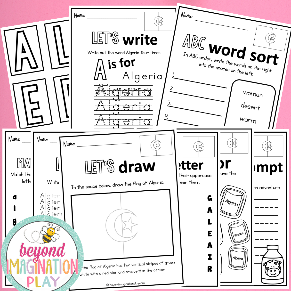Algeria Country Study Activity Pack