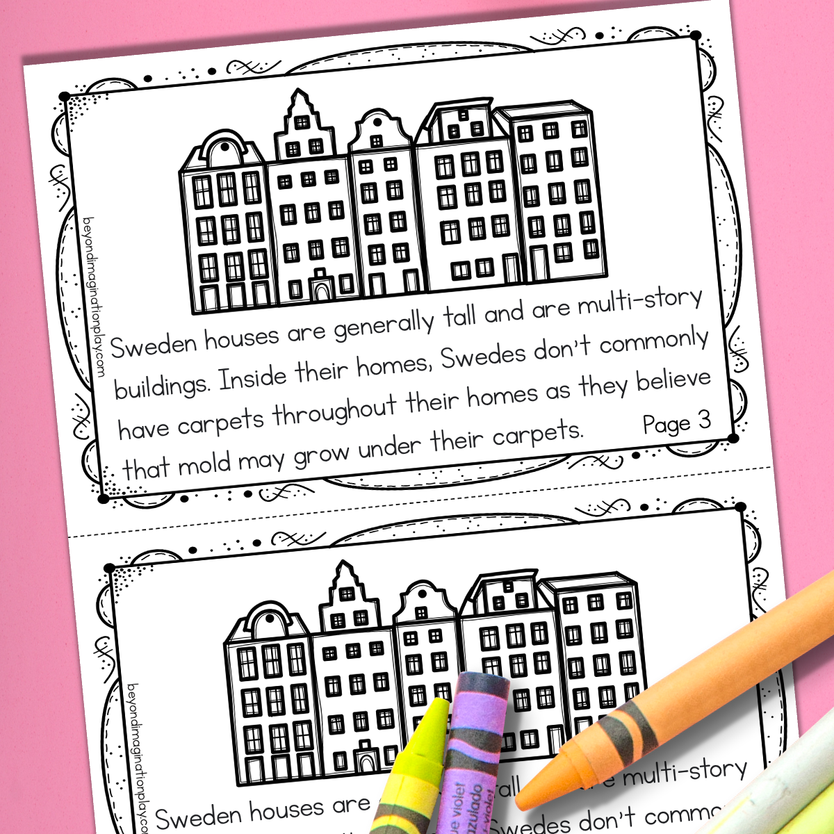 Sweden Country Study Activity Pack
