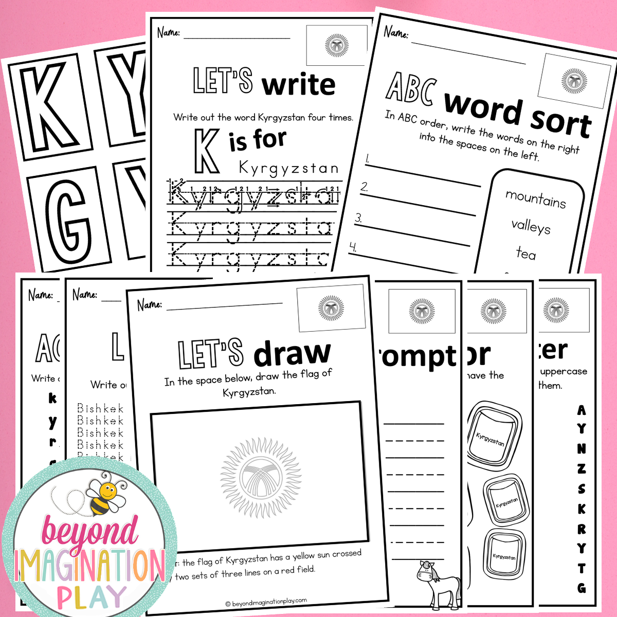 Kyrgyzstan Country Study Activity Pack