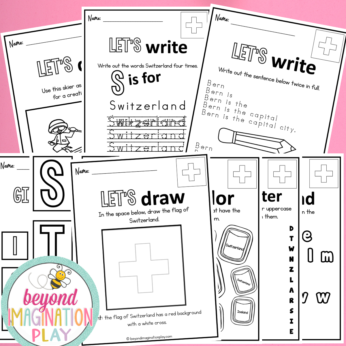 Switzerland Country Study Activity Pack