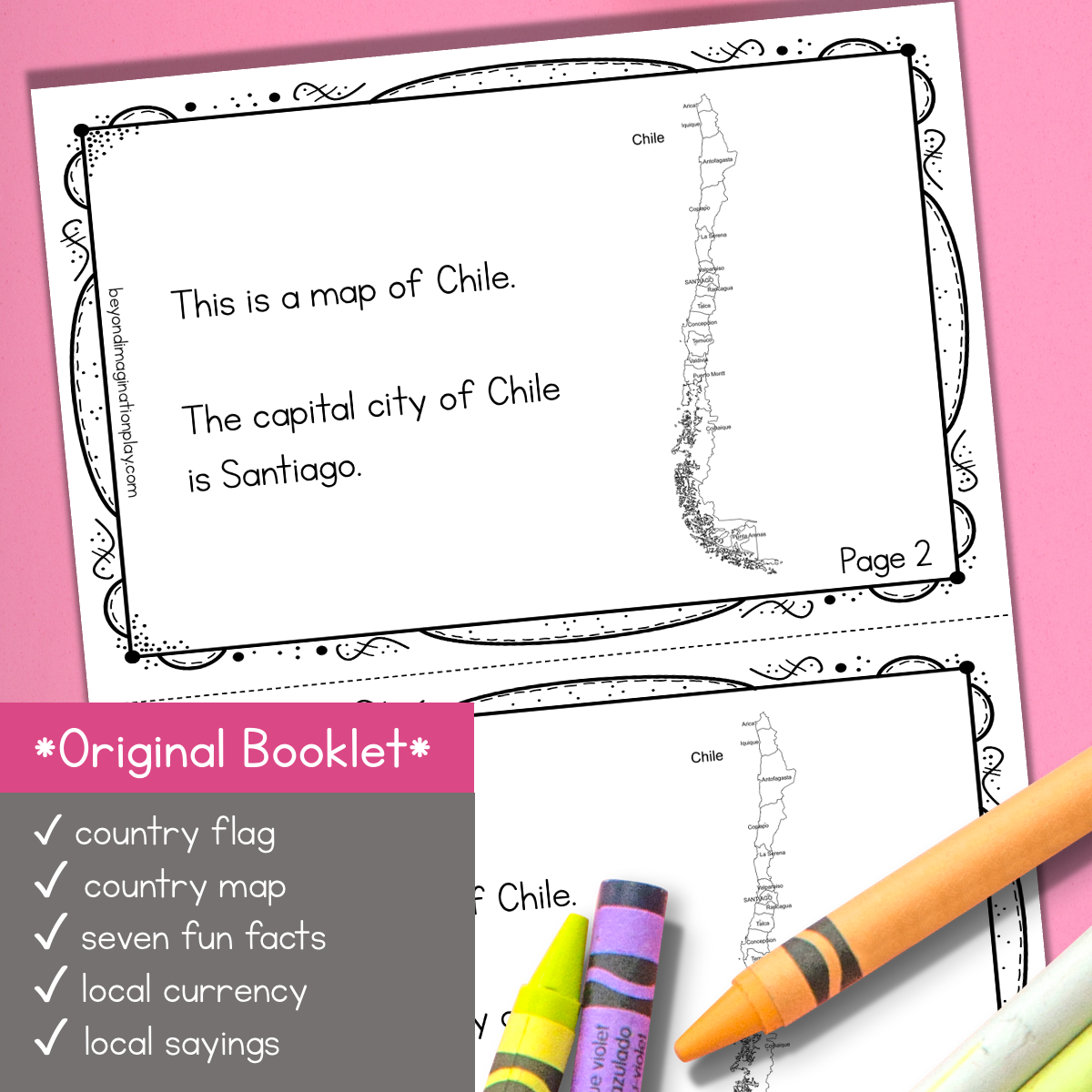 Chile Africa Country Study Activity Pack