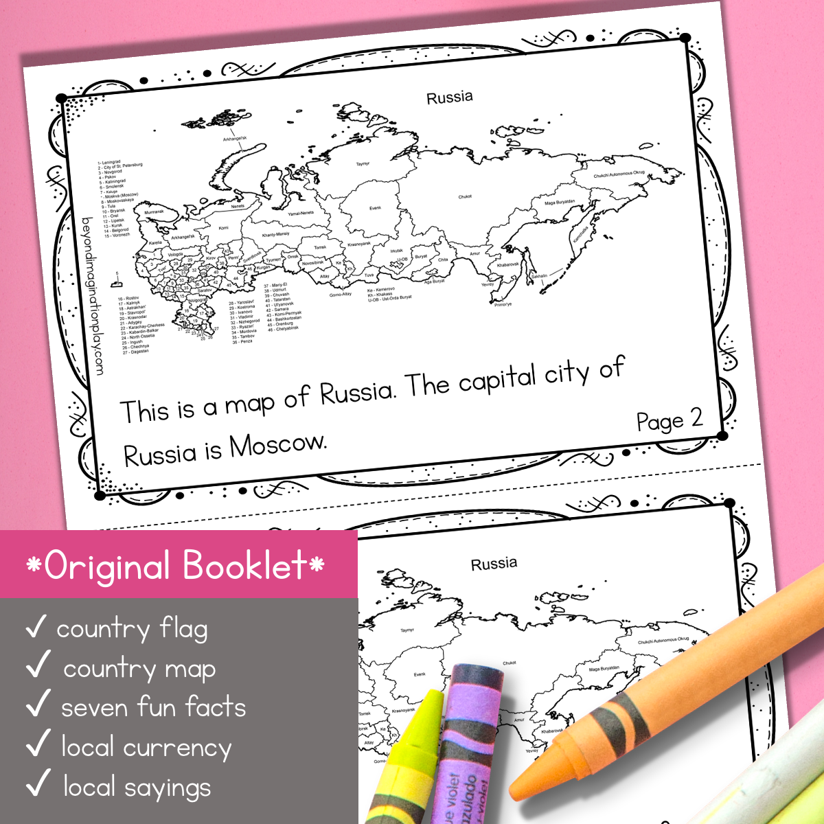 Russia Country Study Activity Pack