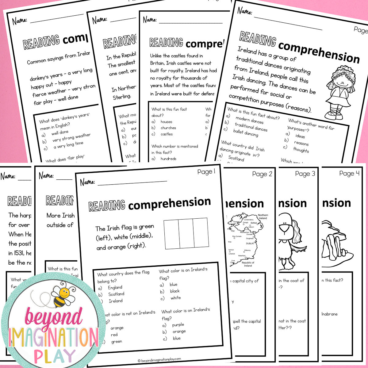 Ireland Country Study Activity Pack