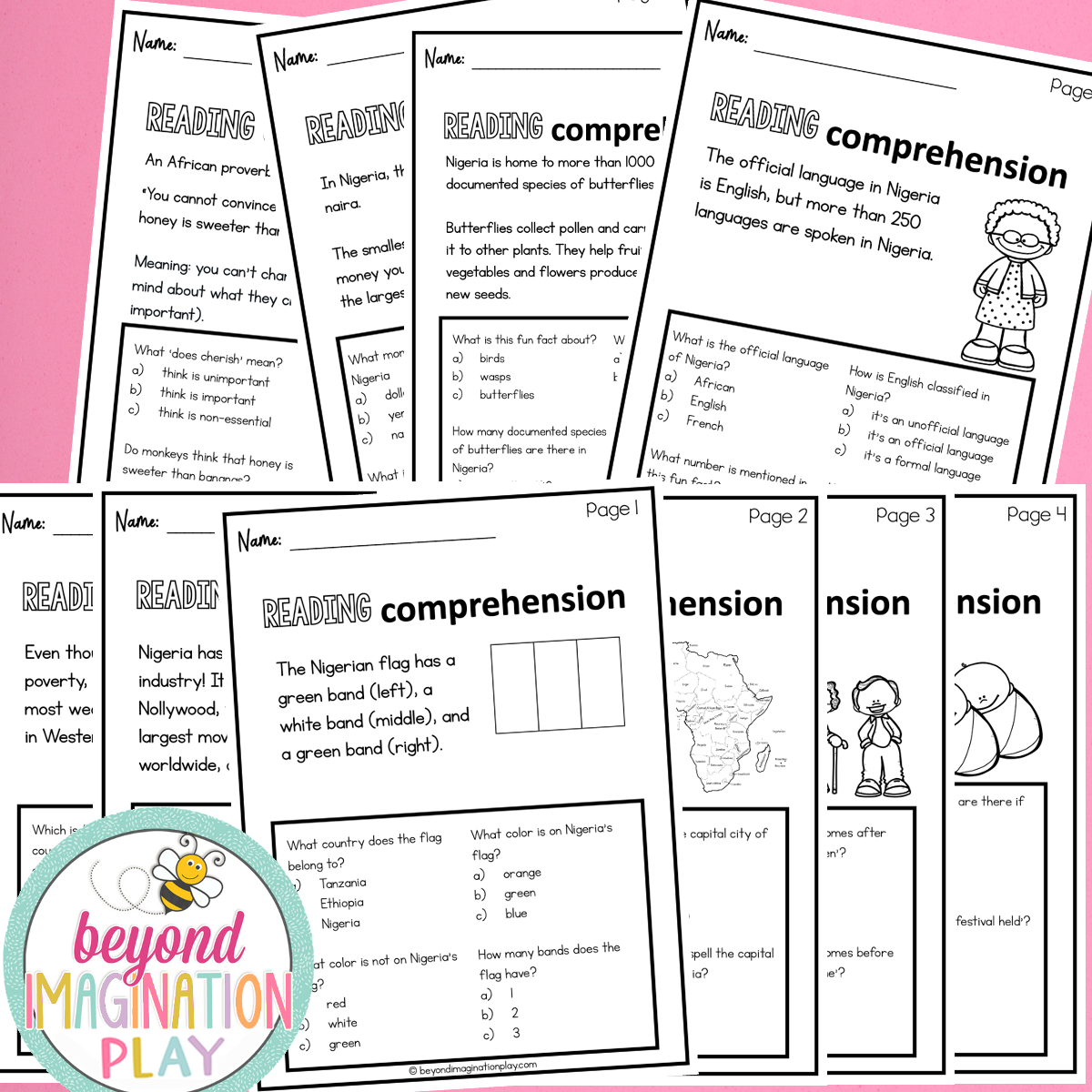 Nigeria Country Study Activity Pack