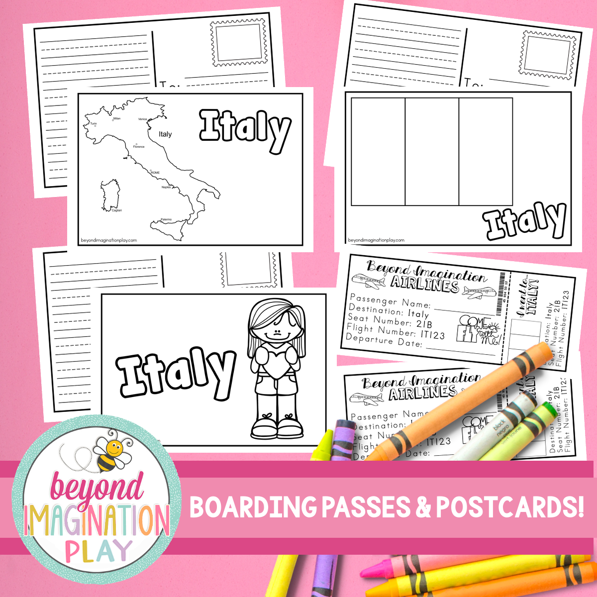 Italy Country Study Activity Pack