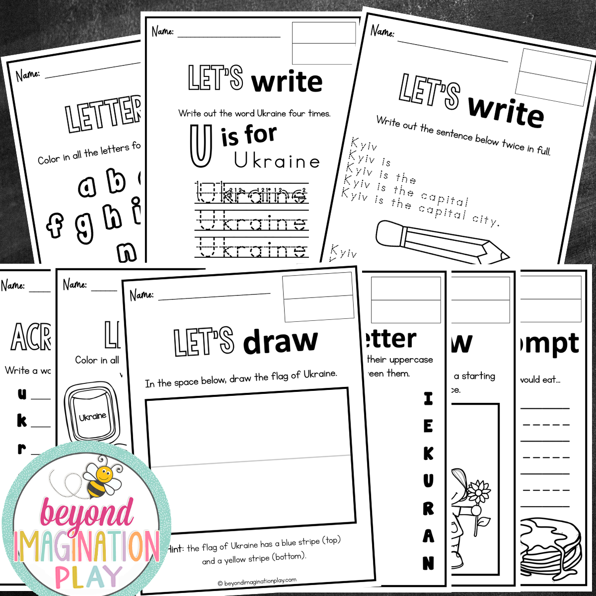 Ukraine Country Study Activity Pack