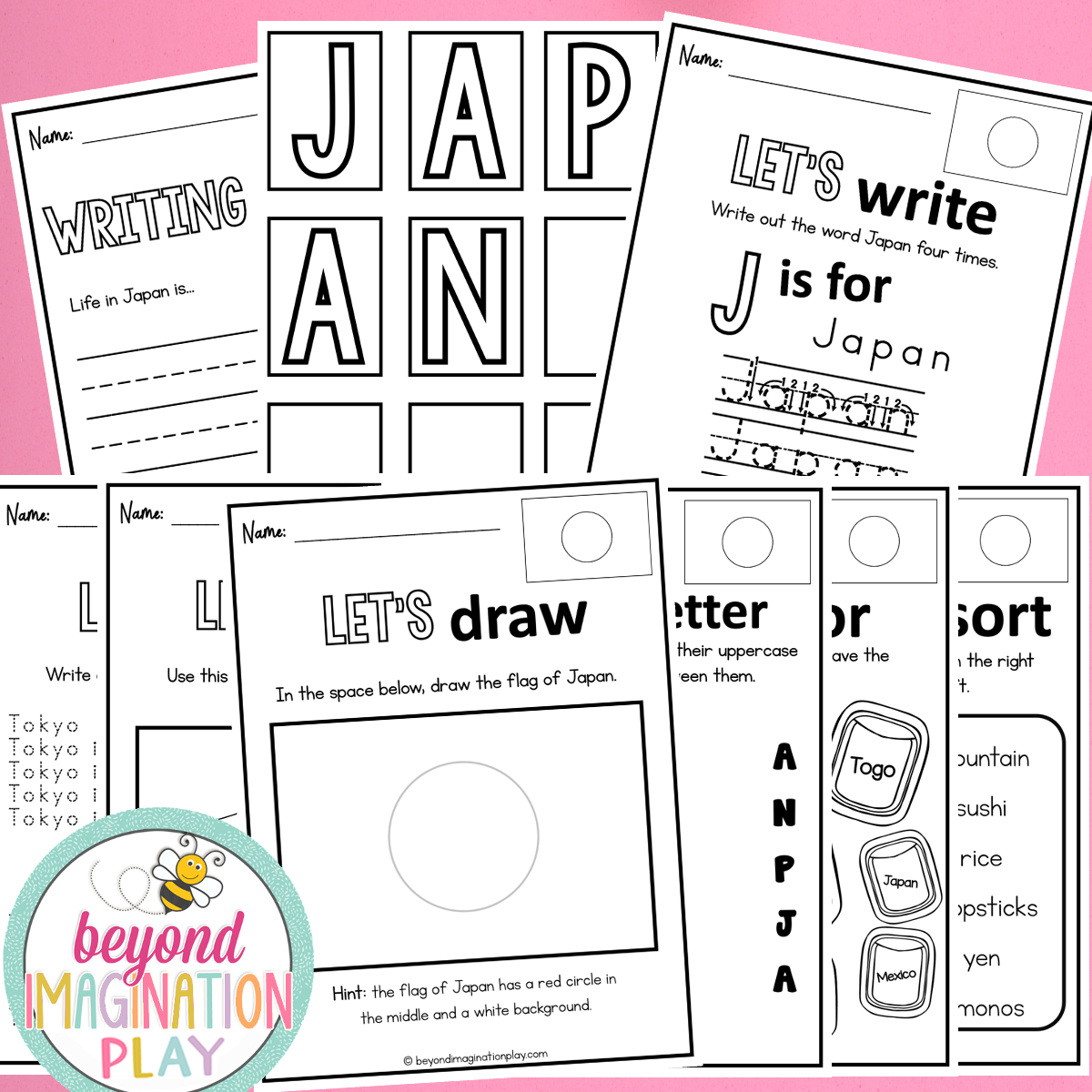 Japan Country Study Activity Pack