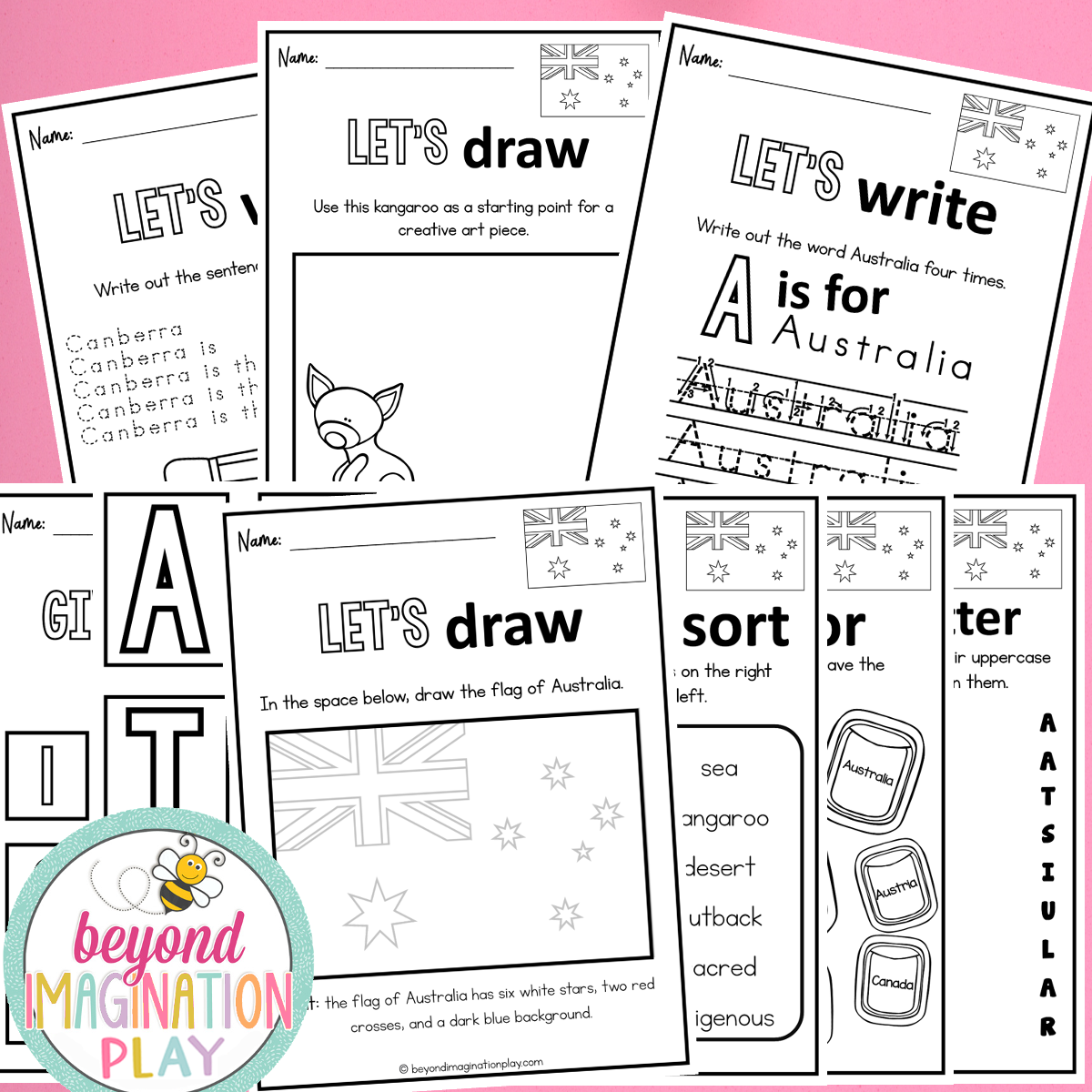 Australia Country Study Activity Pack