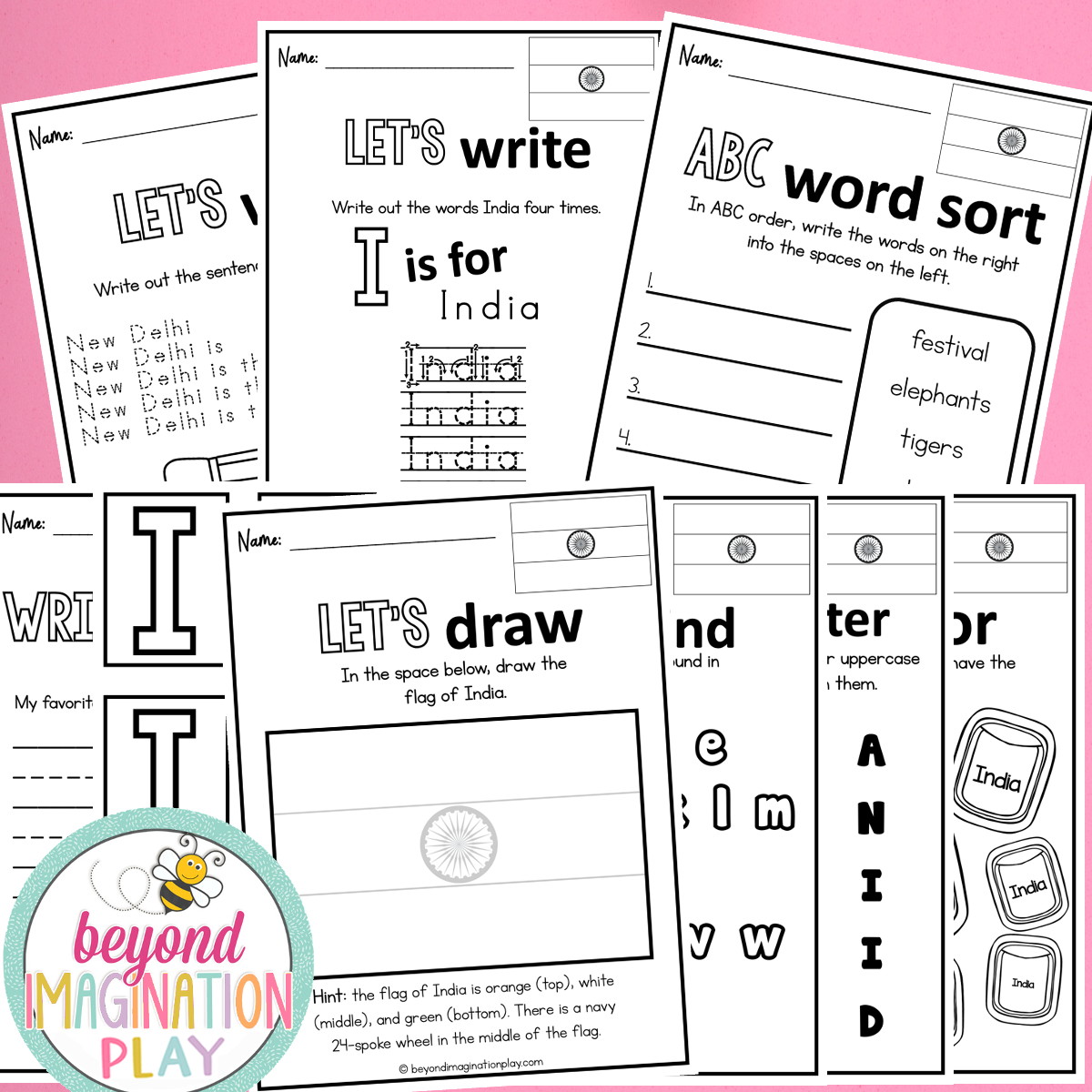 India Country Study Activity Pack