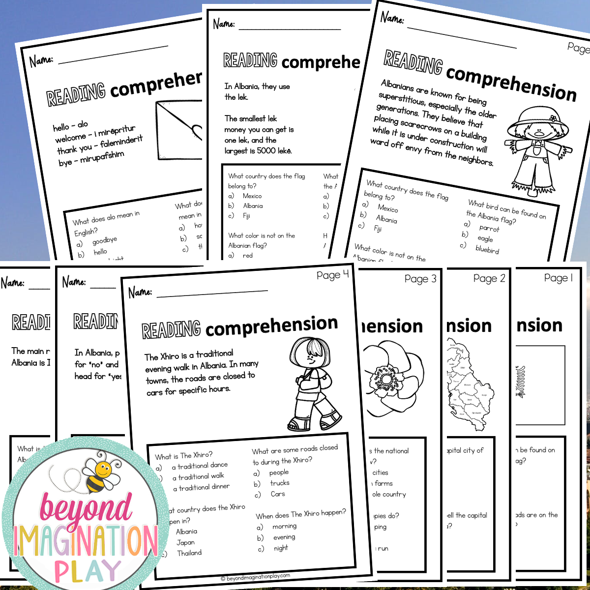 Albania Country Study Activity Pack
