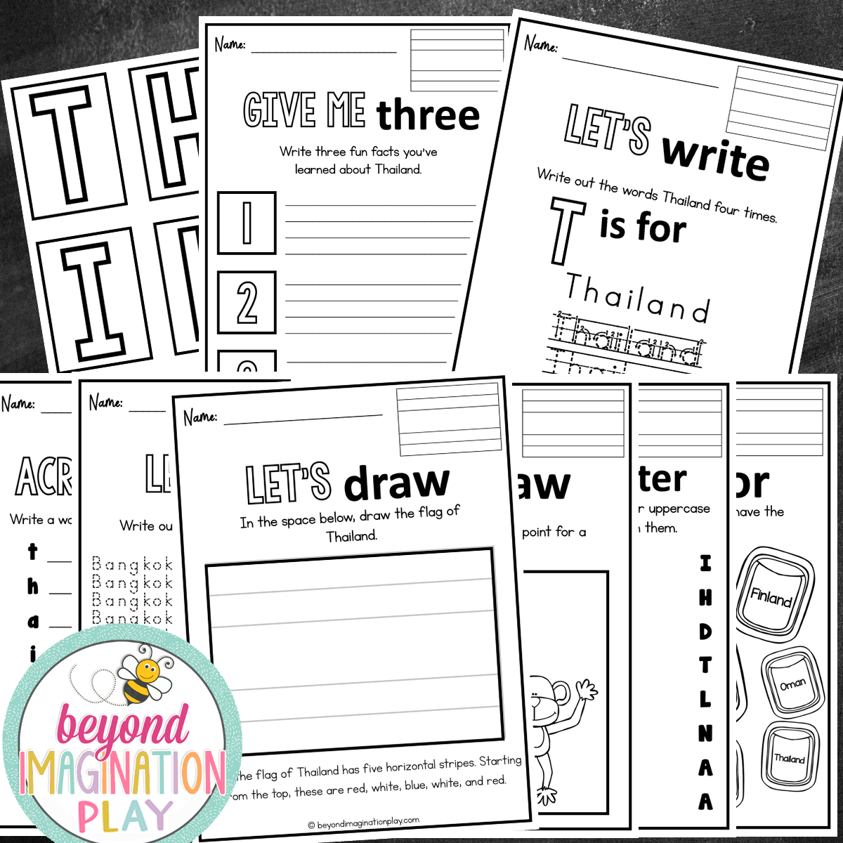 Thailand Country Study Activity Pack